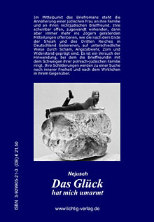 Nejusch - Das Glück hat mich umarmt (Buchrückseite)